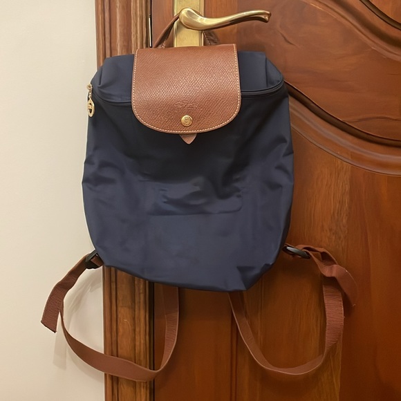 Longchamp LE PLIAGE ORIGINAL M BACKPACK Navy - Picture 10 of 15